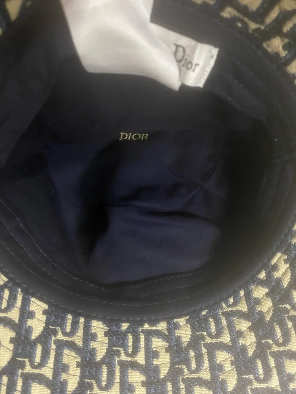 Christian Dior Bucket Hat Dior Oblique Jacquard Motif - Picture 10 of 11